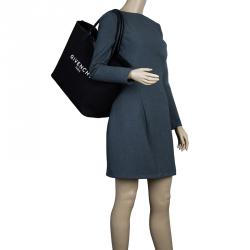 Pre Owned Givenchy Black Canvas large Antigona Shopper Tote