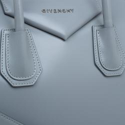 مملوكة مسبقًا Givenchy Grey Leather Medium Antigona Satchel