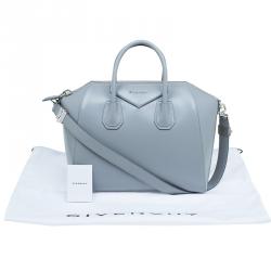 مملوكة مسبقًا Givenchy Grey Leather Medium Antigona Satchel