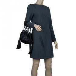 Pre Owned Givenchy Black Leather Small Pumpkin Bag