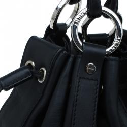 Pre Owned Givenchy Black Leather Small Pumpkin Bag