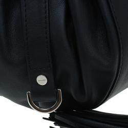Pre Owned Givenchy Black Leather Small Pumpkin Bag
