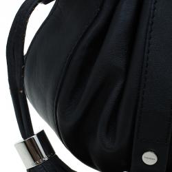 Pre Owned Givenchy Black Leather Small Pumpkin Bag