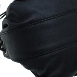 Pre Owned Givenchy Black Leather Small Pumpkin Bag
