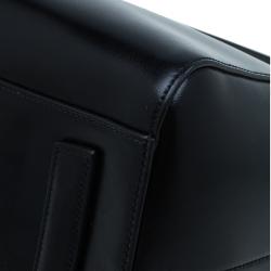 Pre Owned Givenchy Black Leather Medium Antigona Satchel