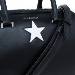 Givenchy Black Leather Medium Lucrezia Star Duffle Bag