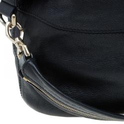 Pre Owned Givenchy Black Leather Medium Nightingale Tote