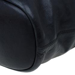 Pre Owned Givenchy Black Leather Medium Nightingale Tote