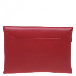 Pre Owned حقيبة جيفنشي إنفيلوب انتيغونا متوسطة جلد حمراء