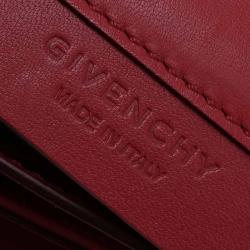Pre Owned حقيبة جيفنشي إنفيلوب انتيغونا متوسطة جلد حمراء
