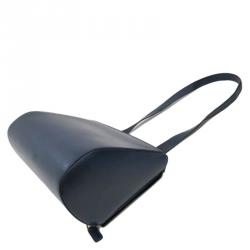 مملوكة مسبقًا حقيبة كروس جيفنشي باندورا بوكس جلد عجل أزرق كحلي 