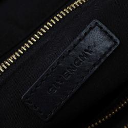 Pre Owned Givenchy Black Nylon Studded New Sacca Hobo