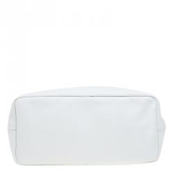 مملوكة مسبقًا Givenchy White Leather Large Antigona Shopping Tote