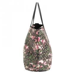 Pre Owned Givenchy Multicolor Floral Coated Canvas Antigona Shopper Tote
