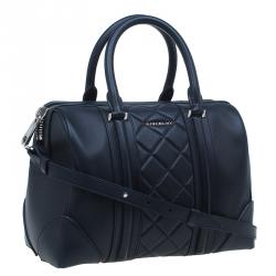 Givenchy Black Quilted Leather Medium Lucrezia Duffle Bag