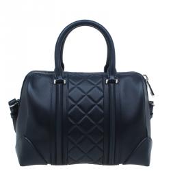 Givenchy Black Quilted Leather Medium Lucrezia Duffle Bag