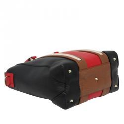 Pre Owned حقيبة يد جيفنشي لوكريزيا متوسطة جلد متعددة الألوان