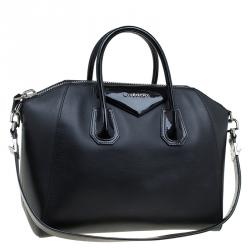 مملوكة مسبقًا Givenchy Black Leather Medium Antigona Satchel