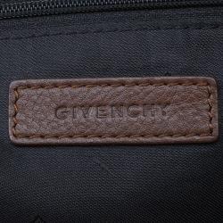 Pre Owned حقيبة يد جيفنشي نايتنيغيل كبيرة جلد بنية