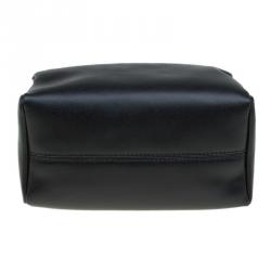 Pre Owned حقيبة كلاتش جيفنشي حمالة معصم باندورا ستار جلد سوداء