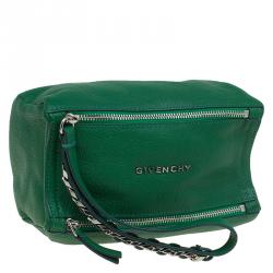 مملوكة مسبقًا حقي بة كلاتش جيفنشي حمالة معصم باندورا جلد خضراء