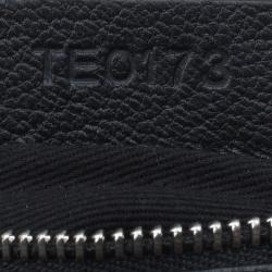 Pre Owned Givenchy Black Leather Pandora Wristlet Clutch