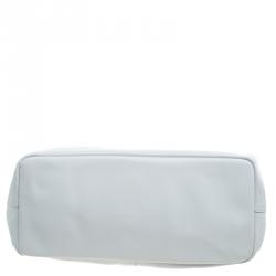 Pre Owned حقيبة يد جيفنشي انتيغونا شوبينغ كبيرة جلد بيضاء