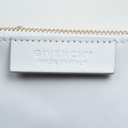 Pre Owned حقيبة يد جيفنشي انتيغونا شوبينغ كبيرة جلد بيضاء