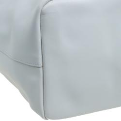 Pre Owned حقيبة يد جيفنشي انتيغونا شوبينغ كبيرة جلد بيضاء