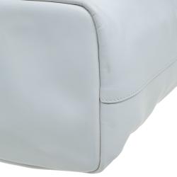 Pre Owned حقيبة يد جيفنشي انتيغونا شوبينغ كبيرة جلد بيضاء