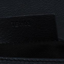 Pre Owned Givenchy Black Leather Medium Antigona Envelope Clutch