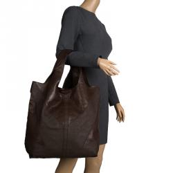 Givenchy Dark Brown Nappa Leather George V Tote Givenchy TLC