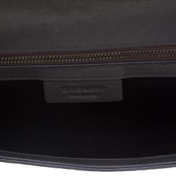 Pre Owned Givenchy Grey/Beige Croc and Lizard Embossed Leather Obsedia Shoulder Bag