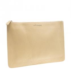 Givenchy Beige Leather Pouch