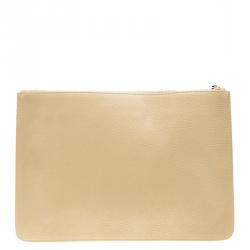 Givenchy Beige Leather Pouch