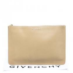 Givenchy Beige Leather Pouch