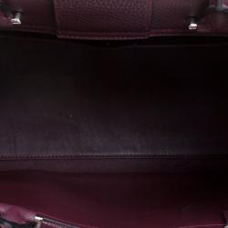 Pre Owned Givenchy Burgundy Leather Medium Obsedia Tote