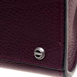 Pre Owned Givenchy Burgundy Leather Medium Obsedia Tote