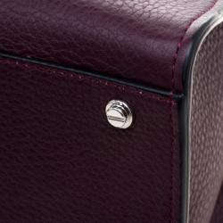 Pre Owned Givenchy Burgundy Leather Medium Obsedia Tote