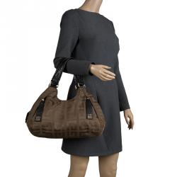 Pre Owned Givenchy Fatigue Green Fabric Hobo