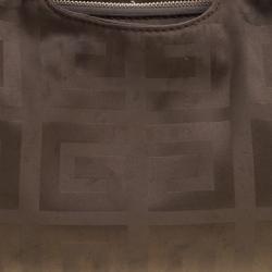 Pre Owned Givenchy Fatigue Green Fabric Hobo