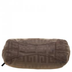 Pre Owned Givenchy Fatigue Green Fabric Hobo