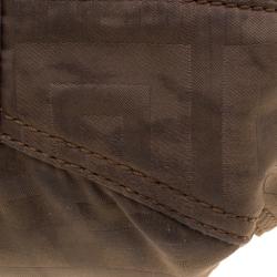 Pre Owned Givenchy Fatigue Green Fabric Hobo
