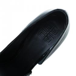 Pre Owned Givenchy Black Patent D'orsay Pumps Size 40
