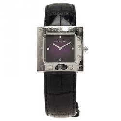 Pre Owned Givenchy Brown Stainless Steel Apsaras Women's Wristwatch 34MM
