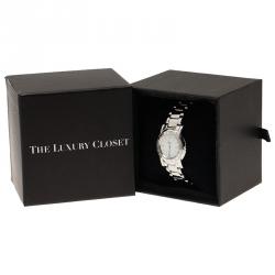 Pre Owned Givenchy White Stainless Steel Asparas Women's Wristwatch 32MM