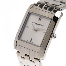 Givenchy Silver Stainless Steel Aspaaras Women's Wristwatch 20MM