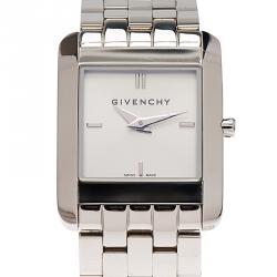 Givenchy Silver Stainless Steel Aspaaras Women's Wristwatch 20MM