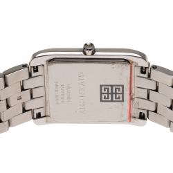 Givenchy Silver Stainless Steel Aspaaras Women's Wristwatch 20MM