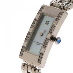 Givenchy Mother of Pearl Stainless Steel Apsaras Women's Wristwatch 15MM